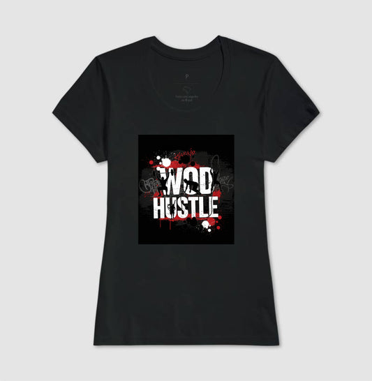 Camiseta 100% Algodão CrossFit Wod Hustle