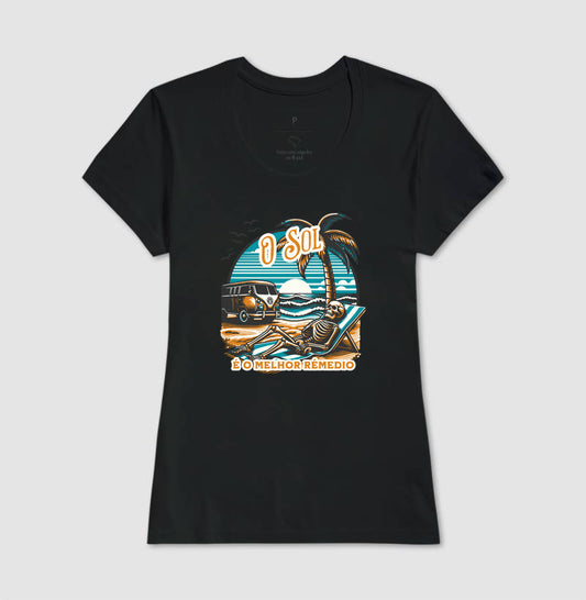 Camiseta Sol é Melhor Rémedio Algodão