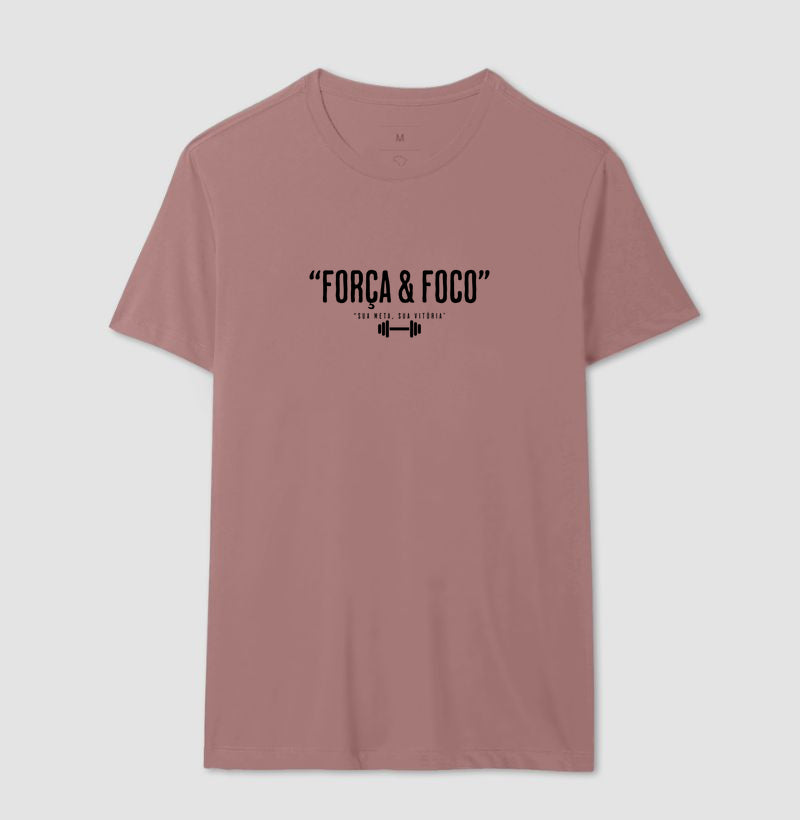 Camiseta Força e Foco 100% Algodão
