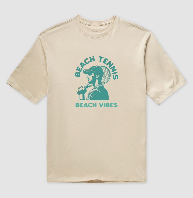 Camiseta Beach Tennis Vibes Algodão - Masculina