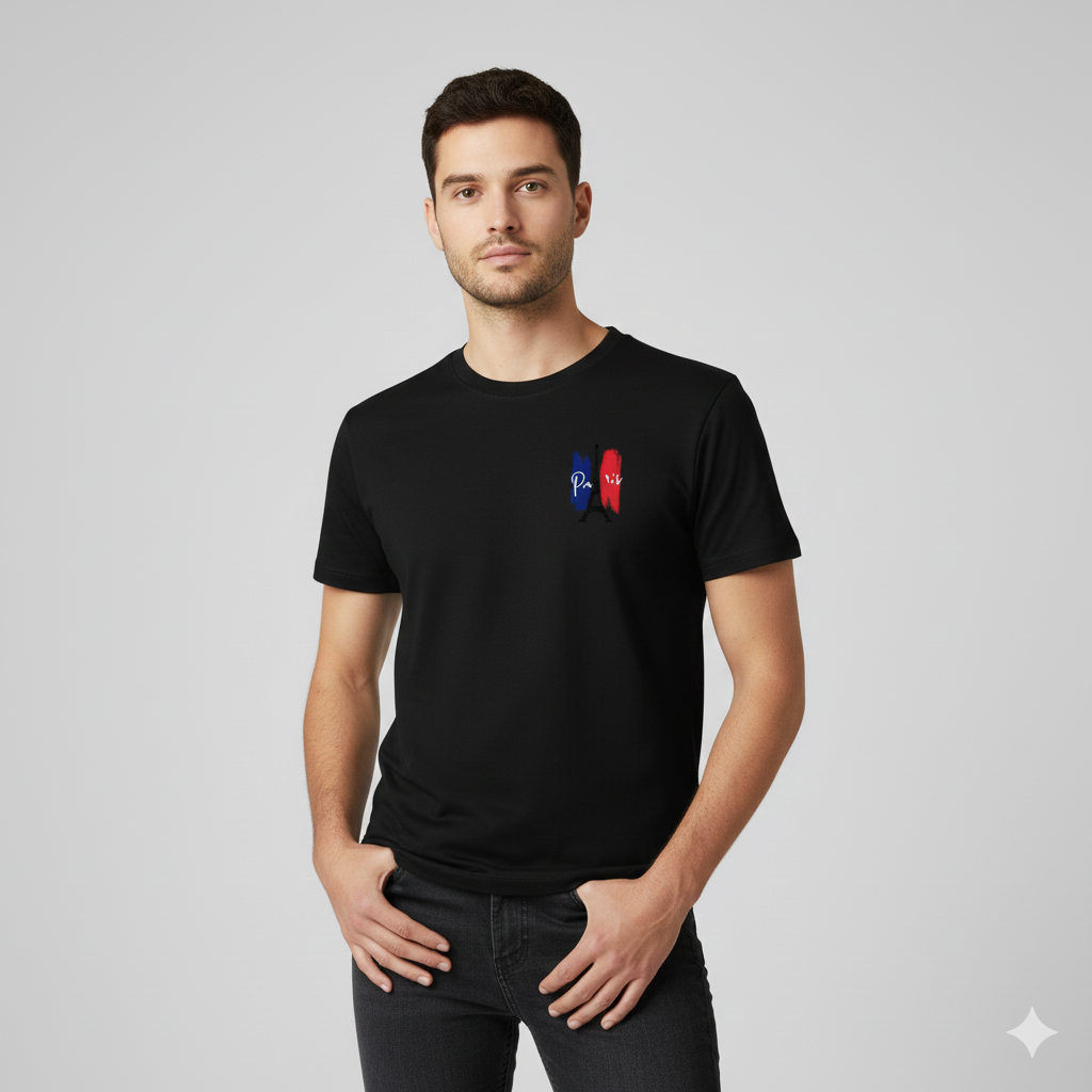 Camiseta Paris 100% Algodão