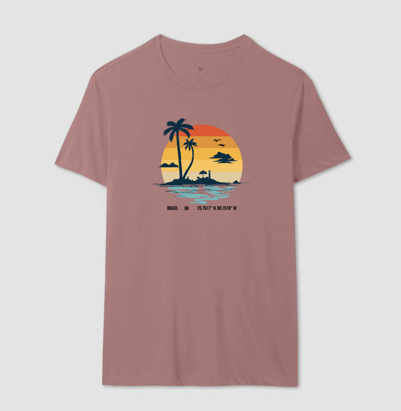 Camiseta Verão Brasil Algodão