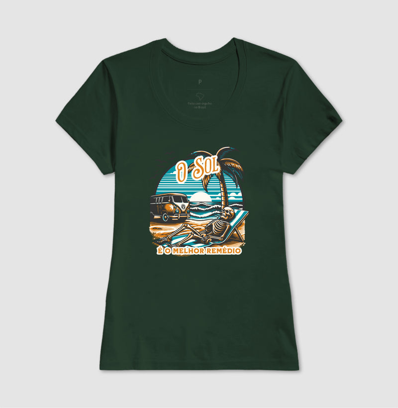 Camiseta Sol é Melhor Rémedio Algodão