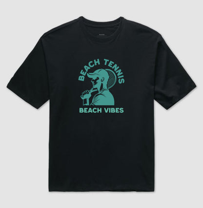 Camiseta Beach Tennis Vibes Algodão - Masculina