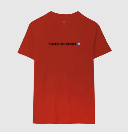 Camiseta Verificado 100% Algodão
