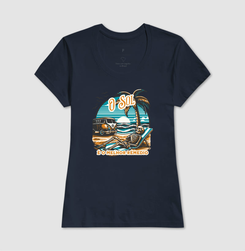 Camiseta Sol é Melhor Rémedio Algodão