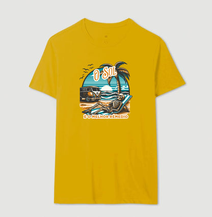 Camiseta Sol é Melhor Rémedio Algodão