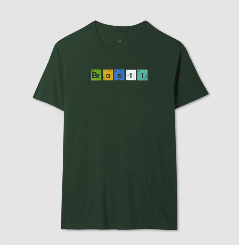 Camiseta 100% Algodão Brasil