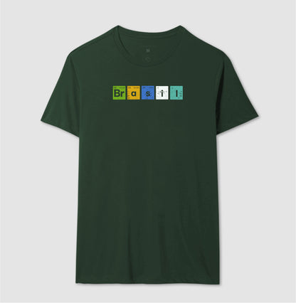 Camiseta 100% Algodão Brasil