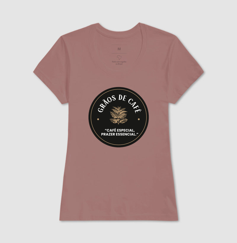 Camiseta Café Especial Algodão Unissex