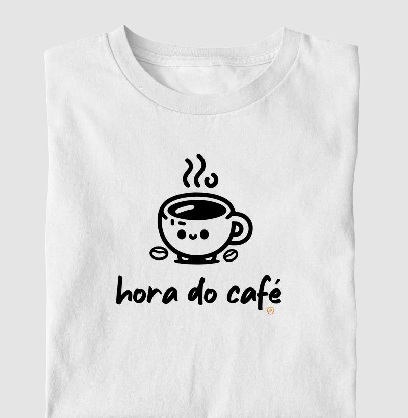 Camiseta Básica 100% Algodão Hora do Café