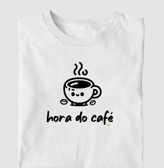 Camiseta Básica 100% Algodão Hora do Café
