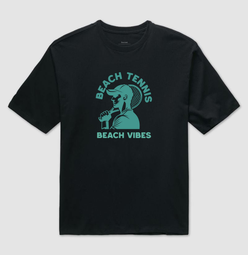 Camiseta Beach Tennis Vibes Algodão - Masculina