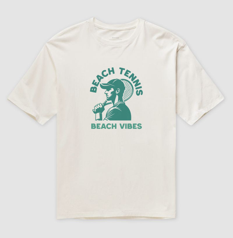 Camiseta Beach Tennis Vibes Algodão - Masculina
