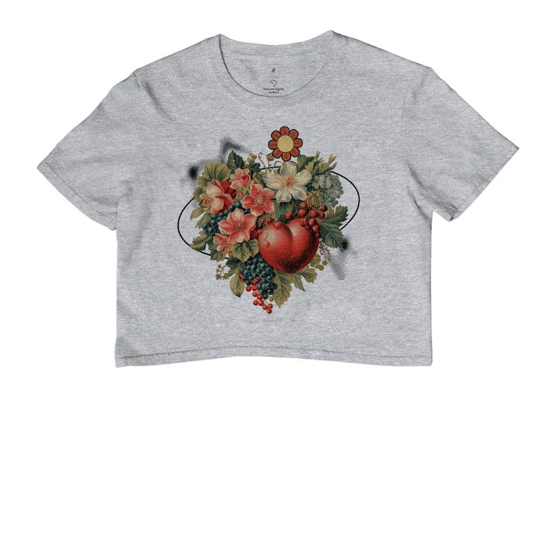 Camiseta Casual Vibe Positiva Feminina Algodão