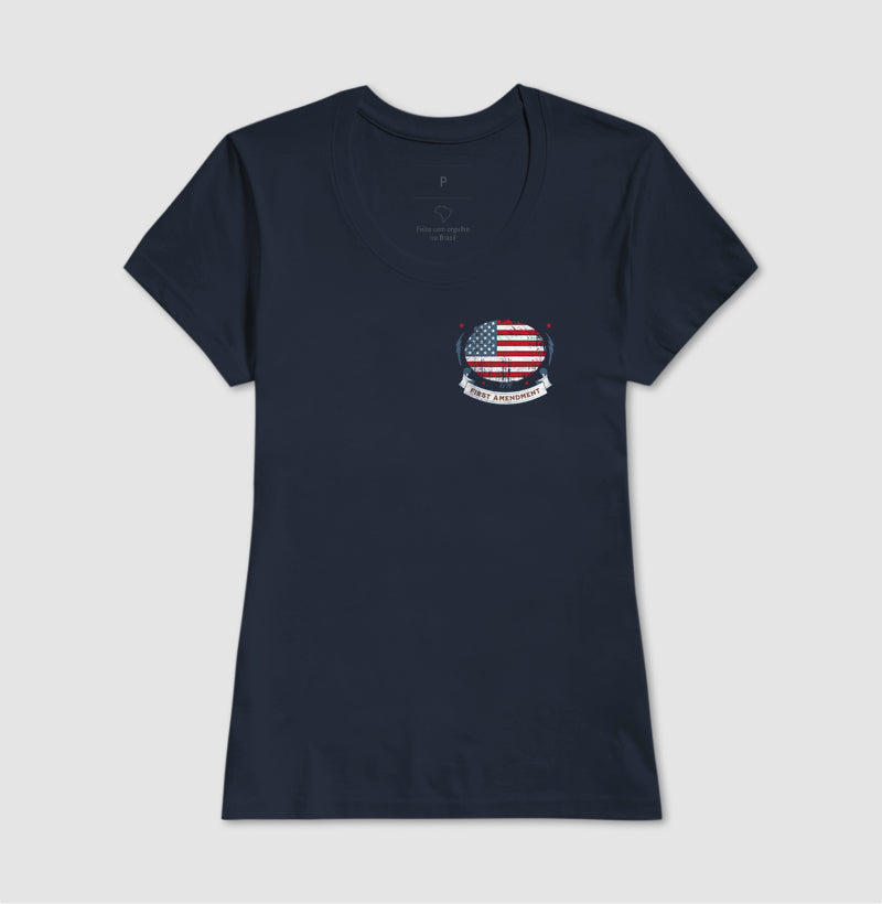 Camiseta 100% Algodão América