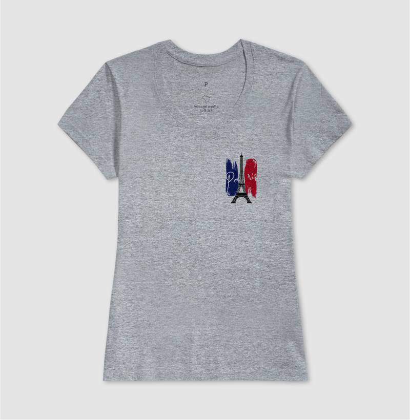 Camiseta Paris 100% Algodão