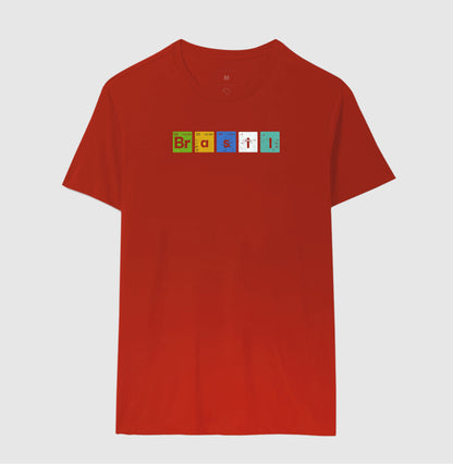 Camiseta 100% Algodão Brasil