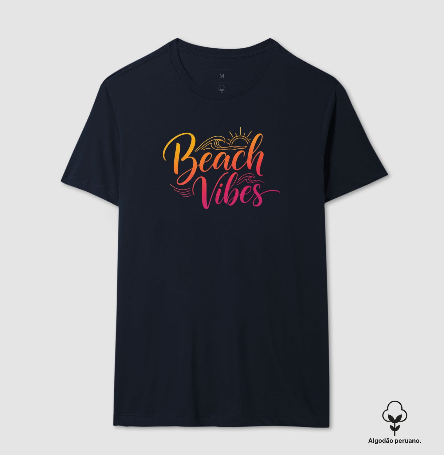 Camiseta 100% Algodão Peruano Beach Vibes