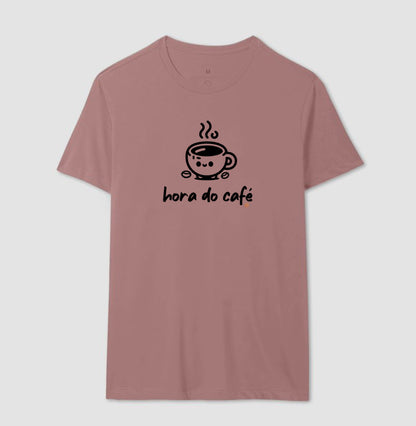 Camiseta Básica 100% Algodão Hora do Café