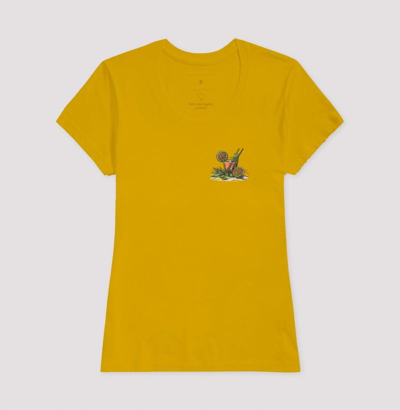Camiseta 100% Algodão Drinks