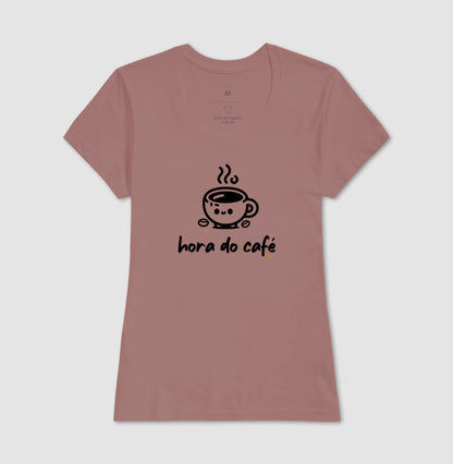 Camiseta Básica 100% Algodão Hora do Café