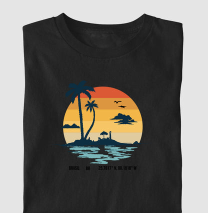 Camiseta Verão Brasil Algodão