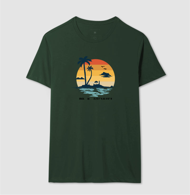 Camiseta Verão Brasil Algodão
