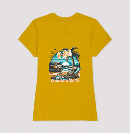 Camiseta Sol é Melhor Rémedio Algodão
