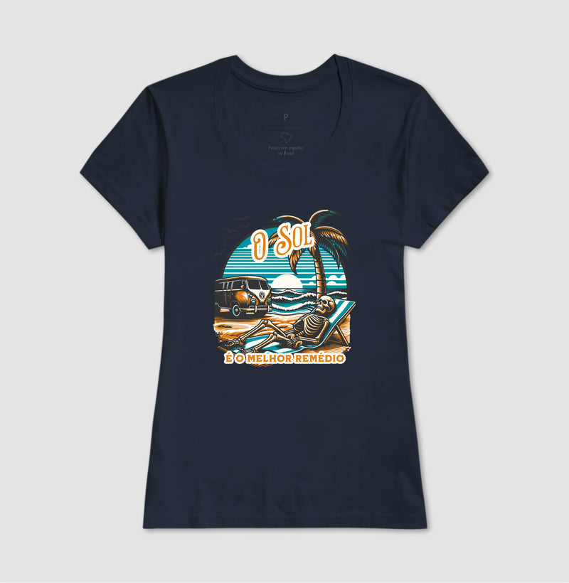 Camiseta Sol é Melhor Rémedio Algodão