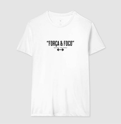 Camiseta Força e Foco 100% Algodão