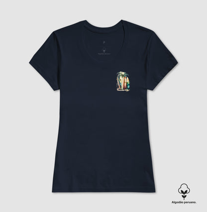 Camiseta 100% Algodão Peruano Surfboard