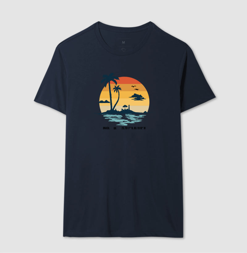 Camiseta Verão Brasil Algodão