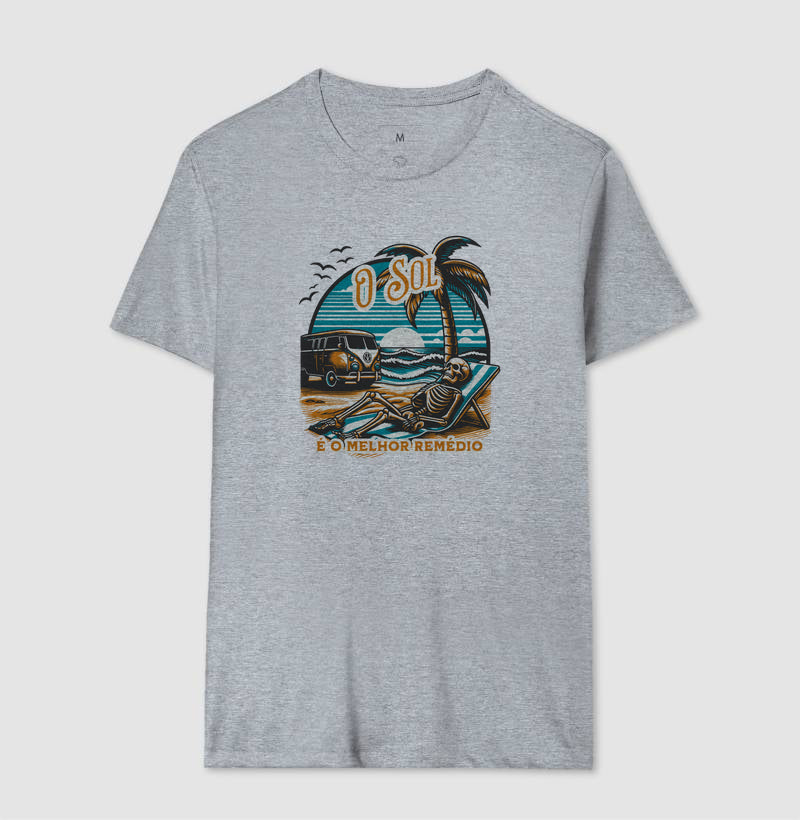 Camiseta Sol é Melhor Rémedio Algodão