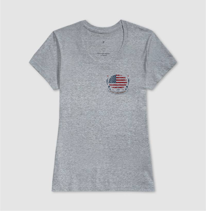 Camiseta 100% Algodão América