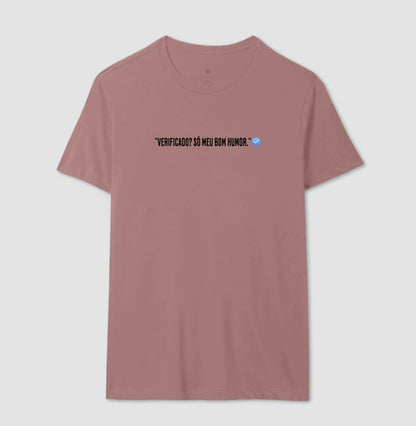 Camiseta Verificado 100% Algodão