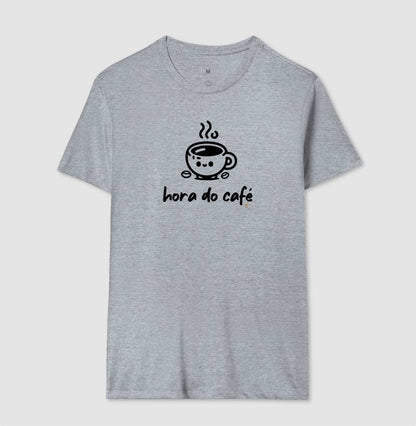 Camiseta Básica 100% Algodão Hora do Café