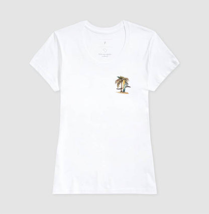 Camiseta Básica Palms 100% Algodão