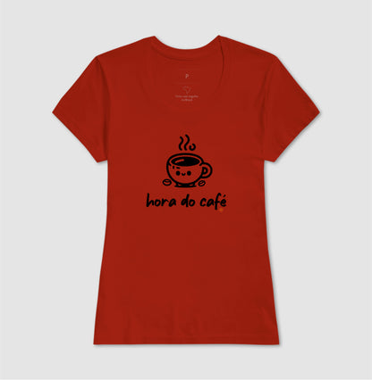 Camiseta Básica 100% Algodão Hora do Café