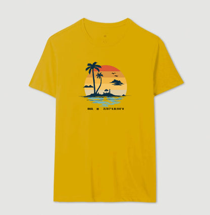 Camiseta Verão Brasil Algodão