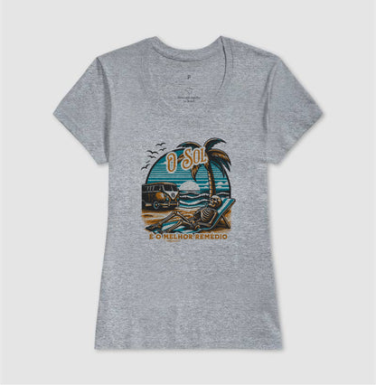 Camiseta Sol é Melhor Rémedio Algodão