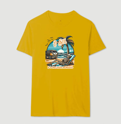 Camiseta Sol é Melhor Rémedio Algodão