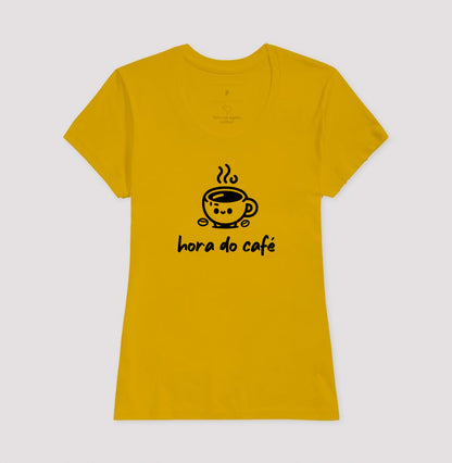 Camiseta Básica 100% Algodão Hora do Café