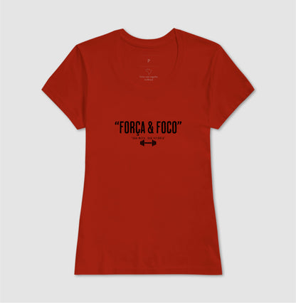Camiseta Força e Foco 100% Algodão