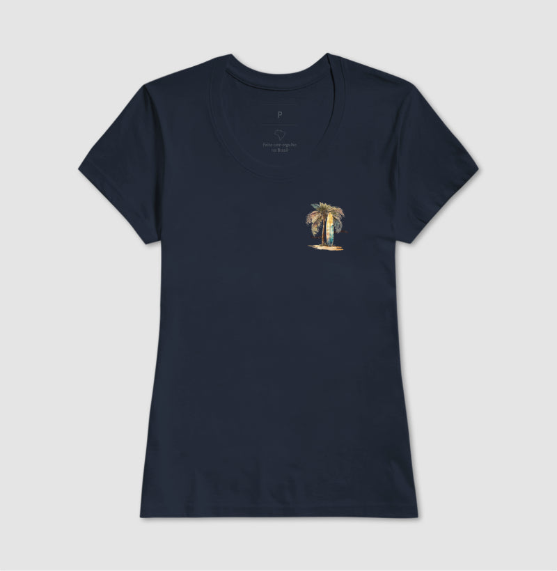 Camiseta Básica Palms 100% Algodão