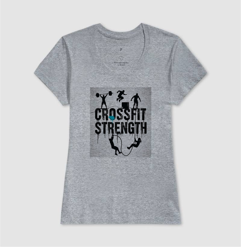 Camiseta 100% Algodão Premium Crossfit