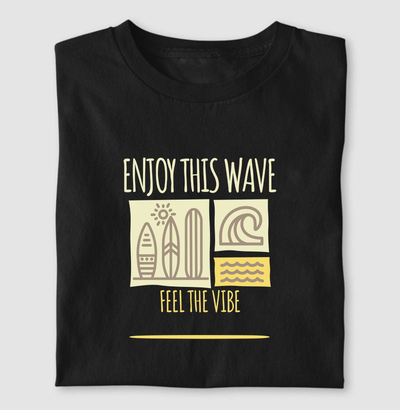 Camiseta Sinta essa Vibe 100%% Algodão