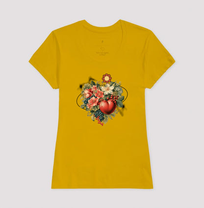 Camiseta Casual Vibe Positiva Feminina Algodão