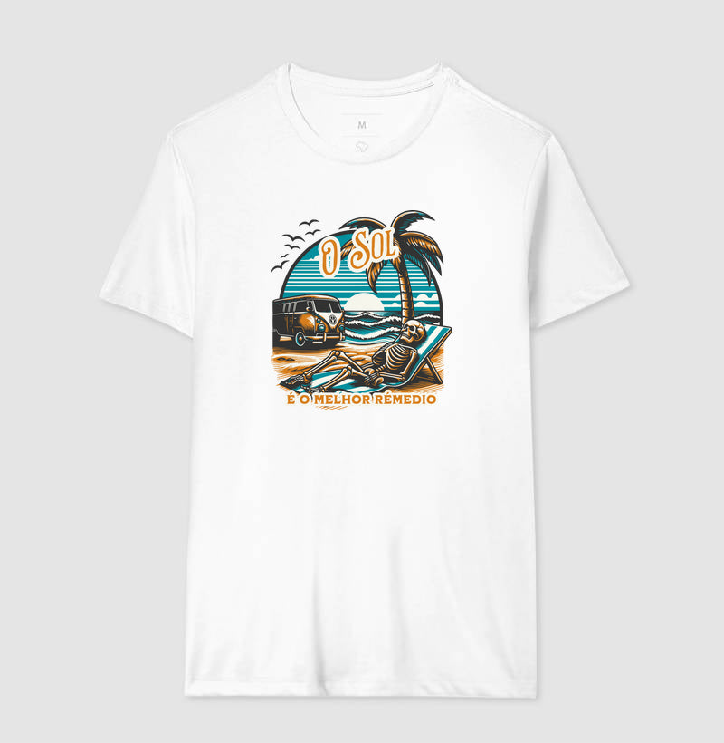 Camiseta Sol é Melhor Rémedio Algodão