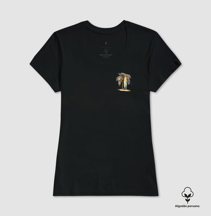 Camiseta Básica Palms Algodão Peruano